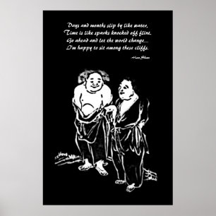 Chinesisches Dichter-Plakat Poster