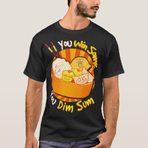 Chinesisches Dim Sum Food-Zitat für Dumplings in d T-Shirt