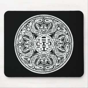 Chinesisches doppeltes Glück Mousepad