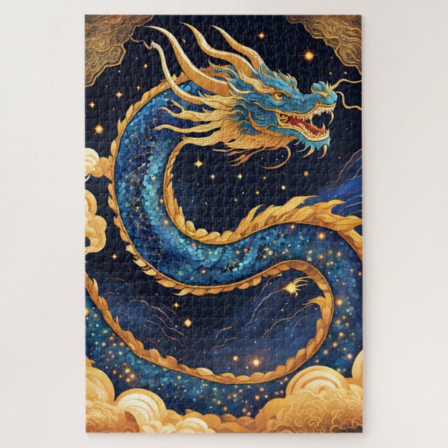 chinesisches Drachen-Puzzle  Puzzle (Vertikal)