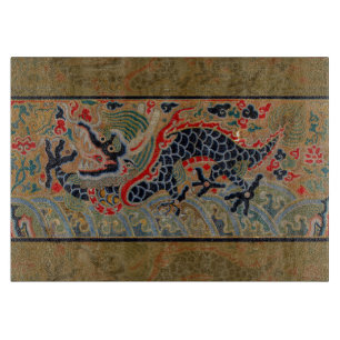 Chinesisches Drachensymbol Antiasiatisch Schneidebrett