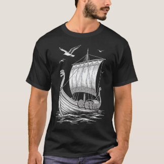 Chinesisches Dschunken-Schiff T-Shirt