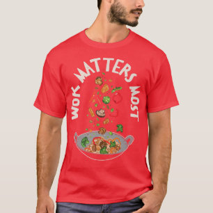 Chinesisches Food Asian Wok Cooking Feinschmecker T-Shirt