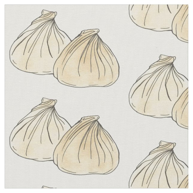 Chinesisches Food Shumai Dumplings Dim Sum Restaur Stoff (Nahaufnahme)