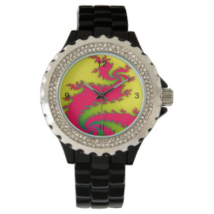 Chinesisches Fraktal des neuen Jahres Armbanduhr