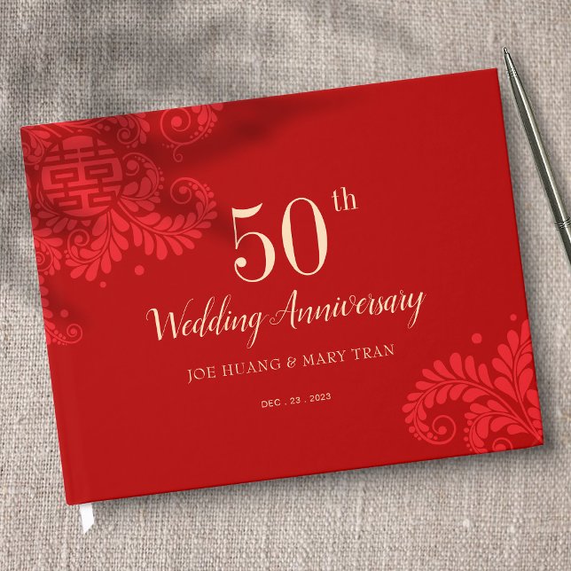 Chinesisches Gästebuch zum Hochzeitstag (RED) (Von Creator hochgeladen)