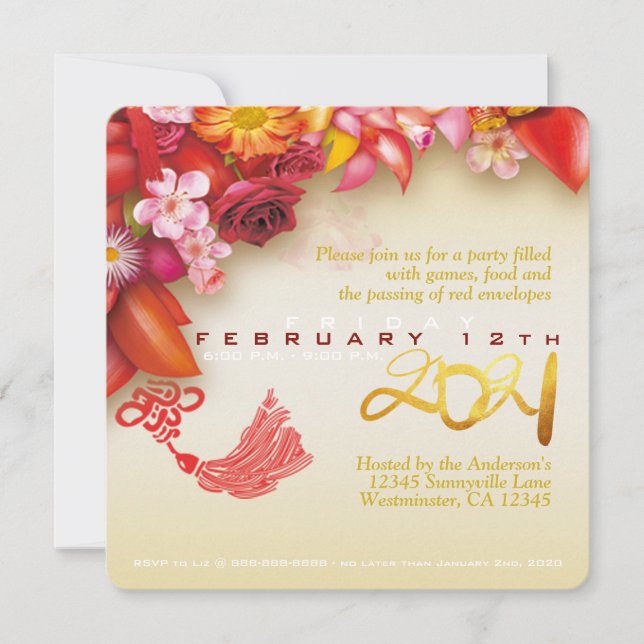 Chinesisches Gold Papier-Schnitt Ox 2021 PSqInv (Vorderseite)