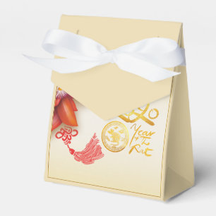 Chinesisches Goldpapier-Schnittholz Rat 2020 TFB Geschenkschachtel
