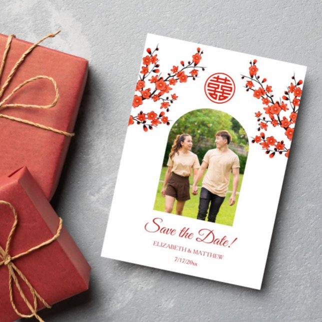 Chinesisches Hochzeitssommer-Foto Rette The Da Save The Date (Von Creator hochgeladen)