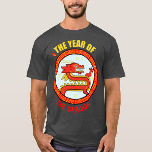 Chinesisches Jahr 2024 Jahr des Drachen T-Shirt