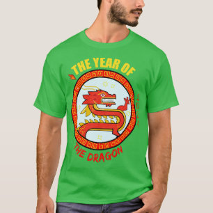 Chinesisches Jahr 2024 Jahr des Drachen T-Shirt
