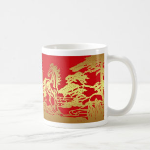Chinesisches Jahr der PferdeTasse Kaffeetasse