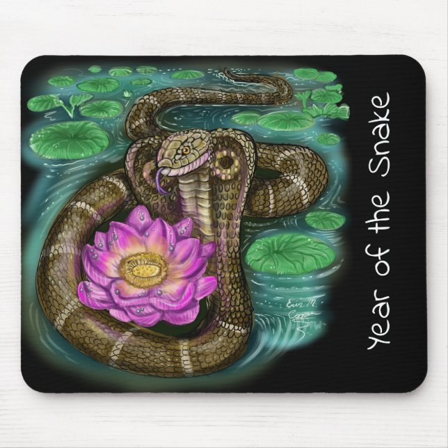 Chinesisches Jahr der Schlange Mousepad (Vorne)