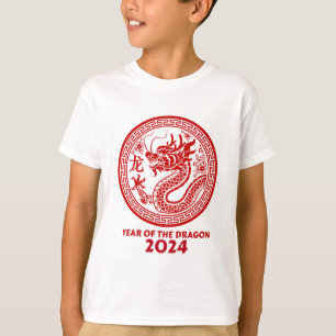 Chinesisches Jahr des Drachen 2024 Neues Jahr 2024 T-Shirt