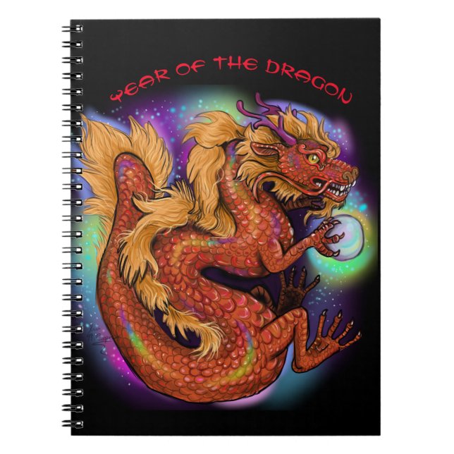 Chinesisches Jahr des Drachen Notizblock (Vorderseite)