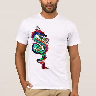 Chinesisches Jahr des Drachen-T-Shirts, Roter Drac T-Shirt