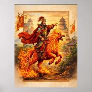 Chinesisches Jahr des Pferdes 2026 Feierlichkeiten Poster