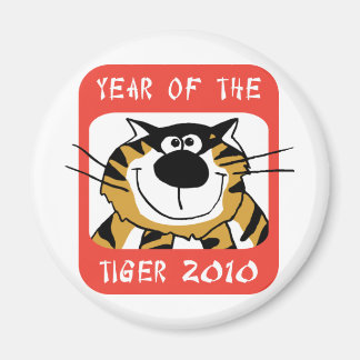 Chinesisches Jahr des Tiger 2010 Magnet