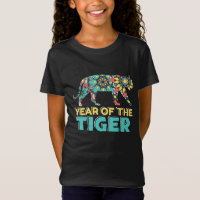 Chinesisches Jahr des Tiger - Mandala