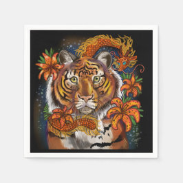 Chinesisches Jahr des Tigers Serviette