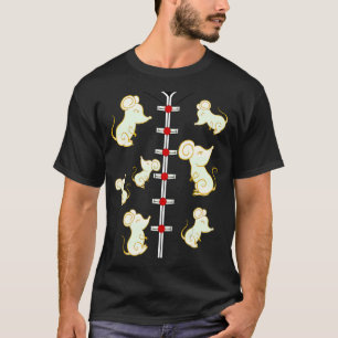 Chinesisches Jahr Jahr der Kostümkalligraphie Jahr T-Shirt