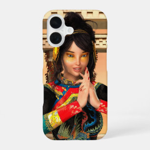 Chinesisches Kaiserin-Fantasie-Porträt Kunst iPhone 16 Hülle