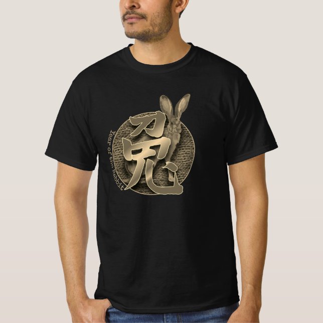 Chinesisches Kaninchen T-Shirt (Vorderseite)