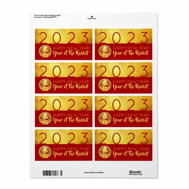 Chinesisches Kaninchenpapier 2023 RL (Vorne)