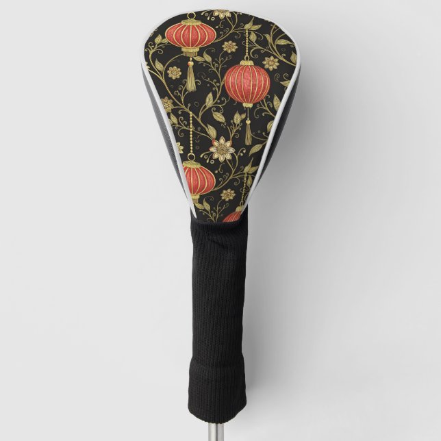 Chinesisches Laternenfest (2) Golf Headcover (Vorderseite)