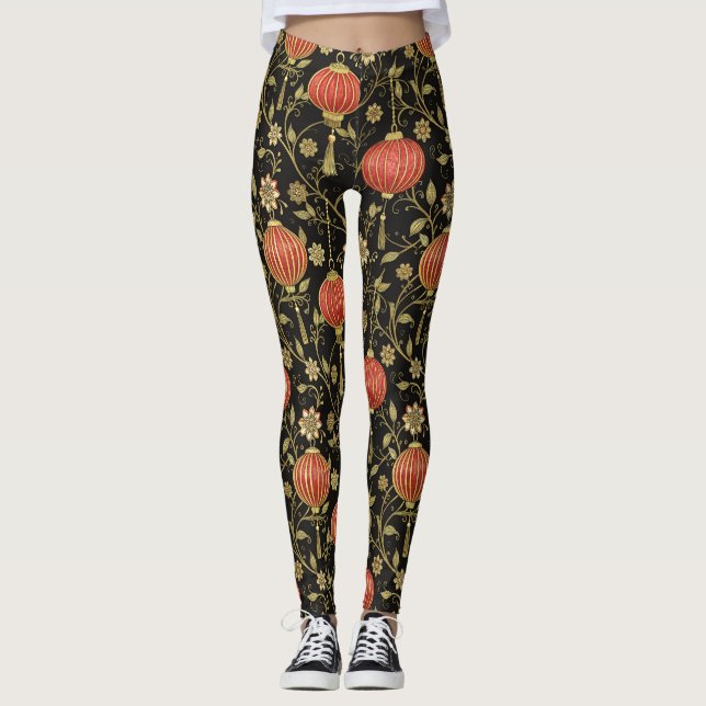 Chinesisches Laternenfest (2) Leggings (Vorderseite)