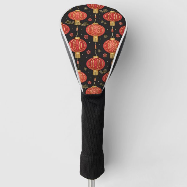 Chinesisches Laternenfest (3) Golf Headcover (Vorderseite)
