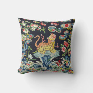 Chinesisches Leopard-Druck-Dekor-Kissen Kissen