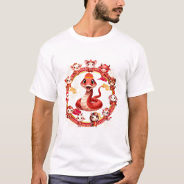 Chinesisches Lunar-Neujahrsschlangen-Design 2 T-Shirt