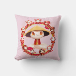 Chinesisches Lunar-Neujahrsschlangen-Design 3 Kissen