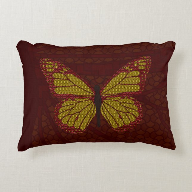 Chinesisches Monarch Accent Pillow Dekokissen (Vorderseite)