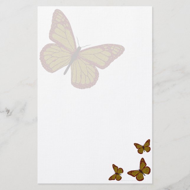 Chinesisches Monarch-Briefpapier Briefpapier (Vorderseite)