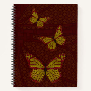Chinesisches Monarch-Spiralnotizbuch Notizbuch
