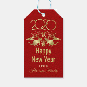 Chinesisches Mondjahr der Ratte Geschenkanhänger