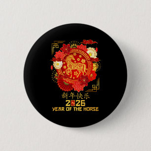 Chinesisches Mondneujahr 2026 Jahr des Pferdes 202 Button