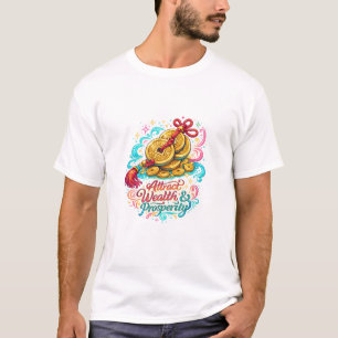 Chinesisches Münzen-Glücksbringer-T-Shirt Feng S T-Shirt