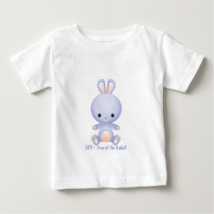 Chinesisches neues Jahr 2011-jährig vom Kaninchen Baby T-shirt