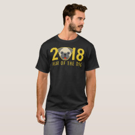 Chinesisches neues Jahr 2018 Jahr des HundeMops T-Shirt