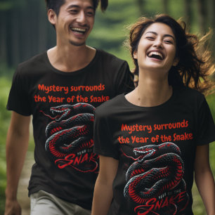Chinesisches neues Jahr, das das Jahr der Schlange T-Shirt