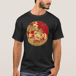Chinesisches neues Jahr-T - Shirt-Jahr des Pferds T-Shirt