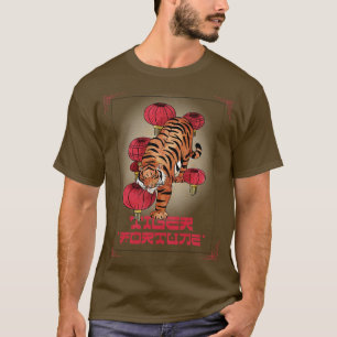 Chinesisches neues Mittagsjahr in der Tiger-Zodiak T-Shirt