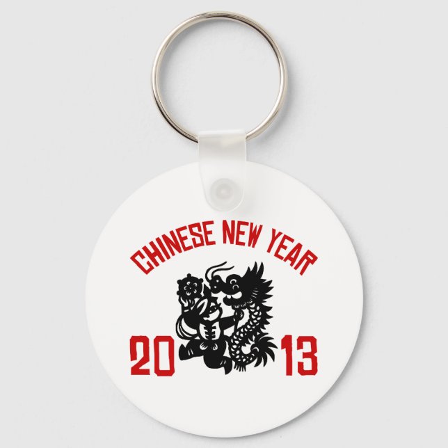 Chinesisches Neujahr 2013 Schlüsselanhänger (Vorderseite)