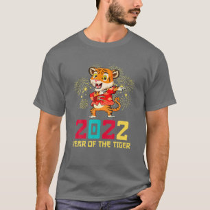 Chinesisches Neujahr 2022 Niedliches Tigerjahr T-Shirt
