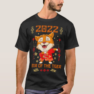 Chinesisches Neujahr 2022: Outfit Dabbing Girl Yea T-Shirt