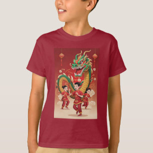 Chinesisches Neujahr 2024 Jahr des Drachen T-Shirt
