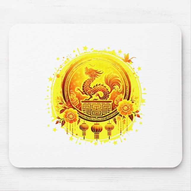 Chinesisches Neujahr 2026 Pferd Chinesisches Neuja Mousepad (Vorne)